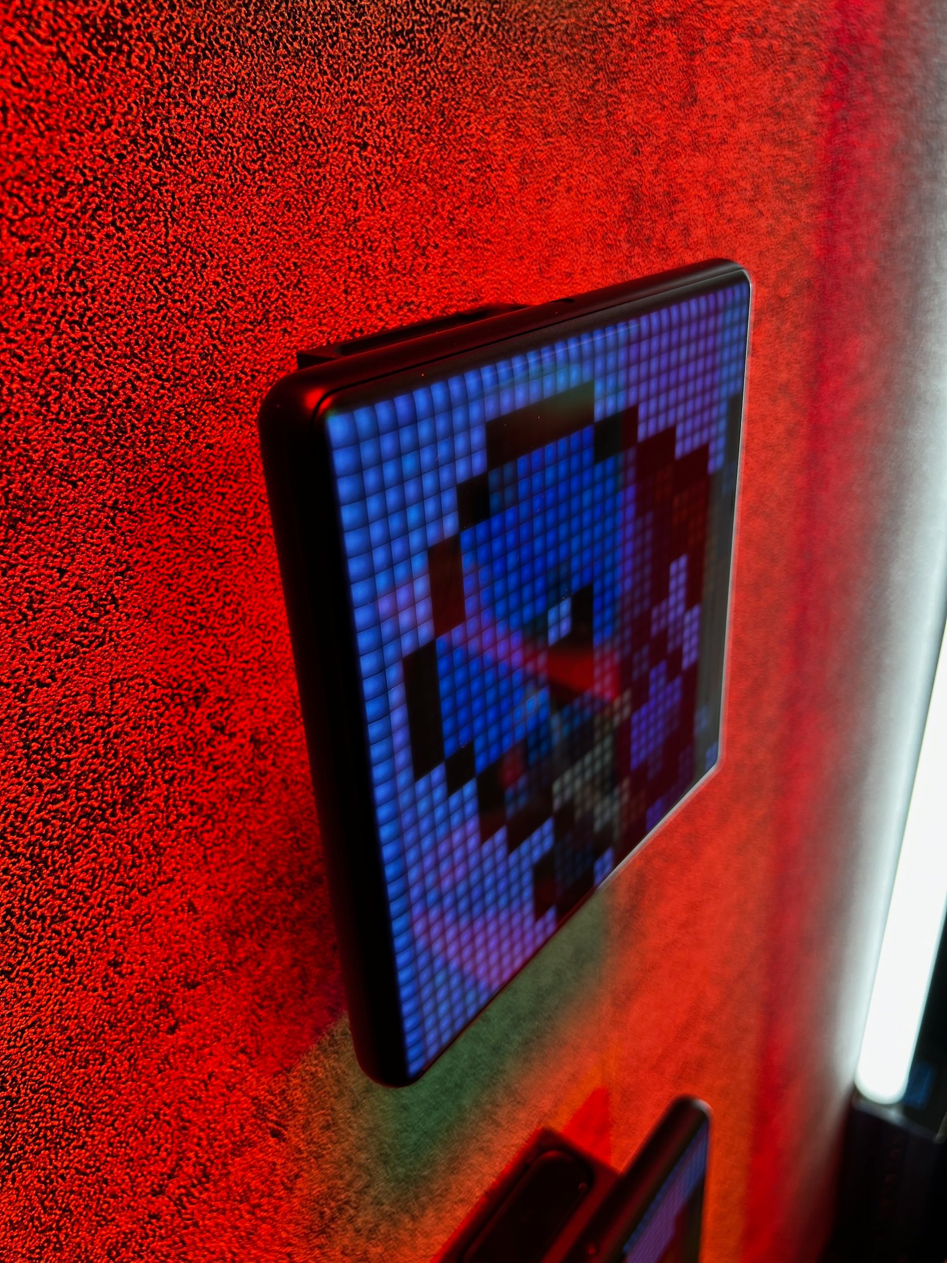 Wall-mounted Divoom pixel art box